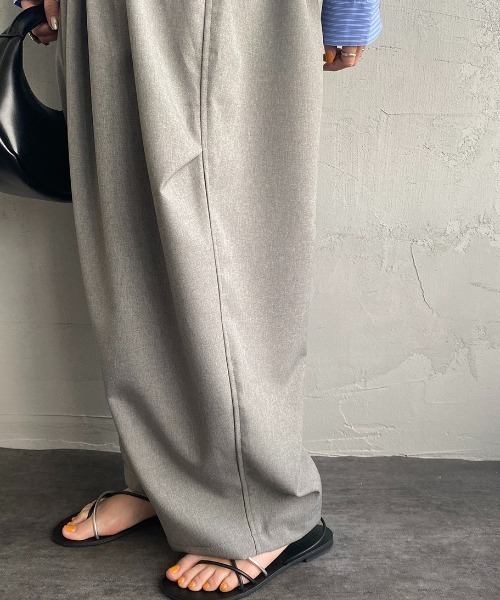 mizuiroind（ミズイロインド）の「[mizuiro ind/ミズイロインド] ワイドカーゴパンツ（その他パンツ・レディース・ブラック/グレー・F）」の11枚目の写真
