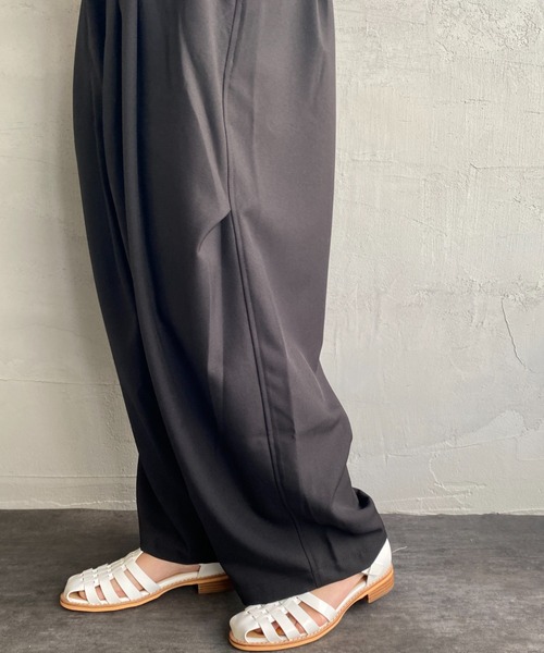 kurara　mizuiroind グレー パンツ 美品 mizuiro ind ワイドカーゴパンツ （その他パンツ）｜mizuiro ind