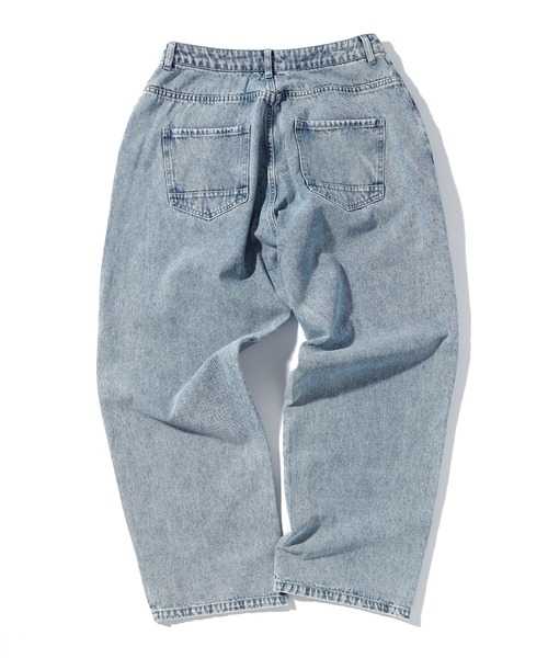 INASTUDIOS ZOO(イーナストゥディオスズー)の「「INASTUDIOS SELECT」12oz デニム バギーパンツ(デニムパンツ・メンズ・ケミカルウォッシュ/ブルー系その他/ブラック系その他/インディゴブルー/ブラック・X-LARGE/LARGE/MEDIUM)」の14枚目の写真