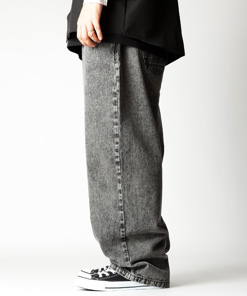 INASTUDIOS ZOO(イーナストゥディオスズー)の「「INASTUDIOS SELECT」12oz デニム バギーパンツ(デニムパンツ・メンズ・ケミカルウォッシュ/ブルー系その他/ブラック系その他/インディゴブルー/ブラック・X-LARGE/LARGE/MEDIUM)」の21枚目の写真