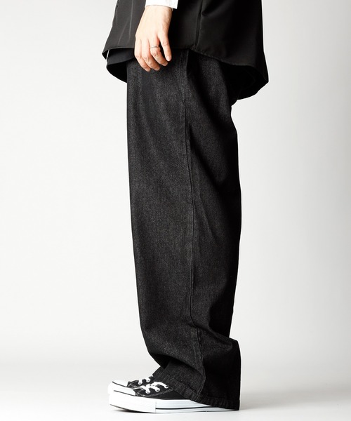 INASTUDIOS ZOO(イーナストゥディオスズー)の「「INASTUDIOS SELECT」12oz デニム バギーパンツ(デニムパンツ・メンズ・ケミカルウォッシュ/ブルー系その他/ブラック系その他/インディゴブルー/ブラック・X-LARGE/LARGE/MEDIUM)」の18枚目の写真
