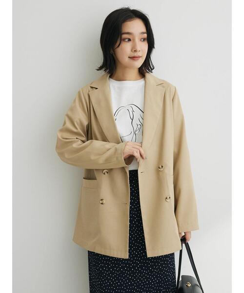 Green Parks(グリーンパークス)の「テーラードジャケット(その他アウター・レディース・ベージュ/ネイビー・FREE)」の14枚目の写真