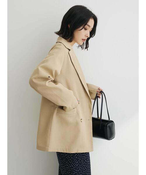 Green Parks(グリーンパークス)の「テーラードジャケット(その他アウター・レディース・ベージュ/ネイビー・FREE)」の3枚目の写真