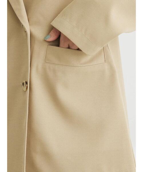 Green Parks(グリーンパークス)の「テーラードジャケット(その他アウター・レディース・ベージュ/ネイビー・FREE)」の11枚目の写真