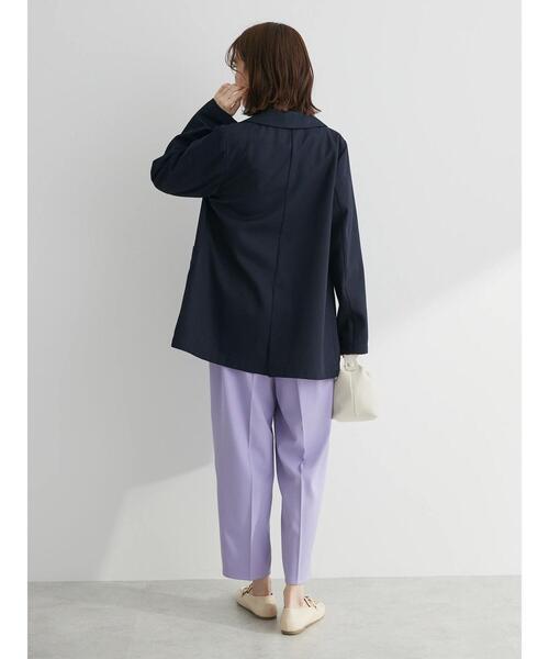 Green Parks(グリーンパークス)の「テーラードジャケット(その他アウター・レディース・ベージュ/ネイビー・FREE)」の4枚目の写真