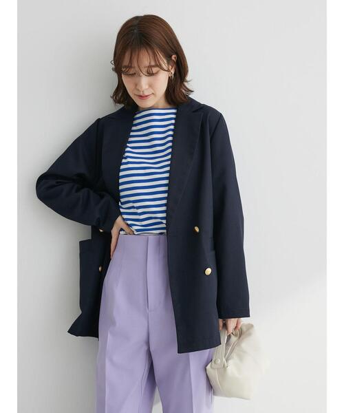 Green Parks(グリーンパークス)の「テーラードジャケット(その他アウター・レディース・ベージュ/ネイビー・FREE)」の19枚目の写真