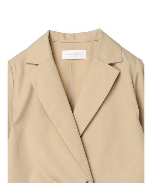 Green Parks(グリーンパークス)の「テーラードジャケット(その他アウター・レディース・ベージュ/ネイビー・FREE)」の8枚目の写真