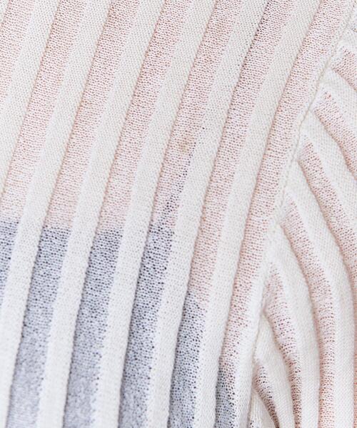 ＜AEWENMATOPH＞C/P/RMバックリボンリブニット