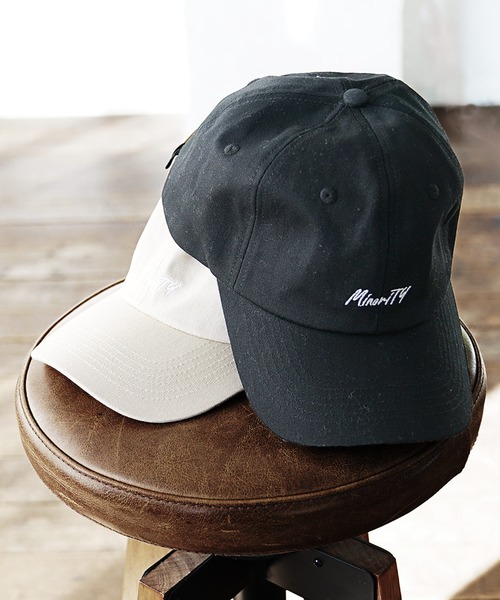 MinoriTY(マイノリティ)の「MinoriTYロゴキャップ(ハット・メンズ・ベージュ/ブラック・FREE)」の11枚目の写真