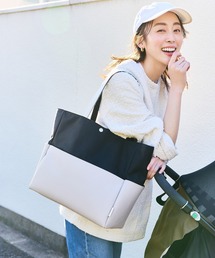 【Breath TOPKAPI/ブレス トプカピ】SCOTCH GRAIN スコッチグレイン マザーズバッグ バイカラー トートバッグ【VERY 掲載】