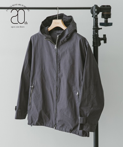 URBAN RESEARCH DOORS（アーバンリサーチドアーズ）の「カラージップパーカー（ブルゾン・メンズ・グリーン系その他/オフホワイト/チャコールグレー/ブルー・MEDIUM/LARGE）」の3枚目の写真