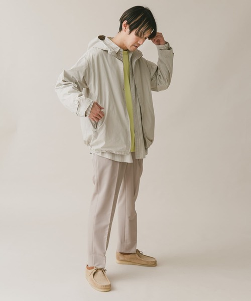 URBAN RESEARCH DOORS（アーバンリサーチドアーズ）の「カラージップパーカー（ブルゾン・メンズ・グリーン系その他/オフホワイト/チャコールグレー/ブルー・MEDIUM/LARGE）」の11枚目の写真