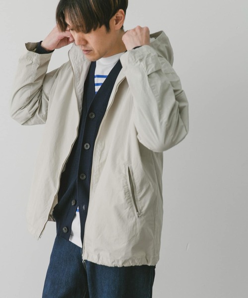 URBAN RESEARCH DOORS（アーバンリサーチドアーズ）の「カラージップパーカー（ブルゾン・メンズ・グリーン系その他/オフホワイト/チャコールグレー/ブルー・MEDIUM/LARGE）」の12枚目の写真