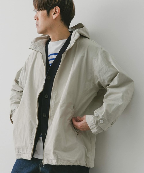 URBAN RESEARCH DOORS（アーバンリサーチドアーズ）の「カラージップパーカー（ブルゾン・メンズ・グリーン系その他/オフホワイト/チャコールグレー/ブルー・MEDIUM/LARGE）」の14枚目の写真