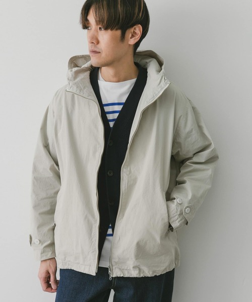 URBAN RESEARCH DOORS（アーバンリサーチドアーズ）の「カラージップパーカー（ブルゾン・メンズ・グリーン系その他/オフホワイト/チャコールグレー/ブルー・MEDIUM/LARGE）」の15枚目の写真