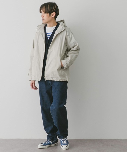 URBAN RESEARCH DOORS（アーバンリサーチドアーズ）の「カラージップパーカー（ブルゾン・メンズ・グリーン系その他/オフホワイト/チャコールグレー/ブルー・MEDIUM/LARGE）」の16枚目の写真