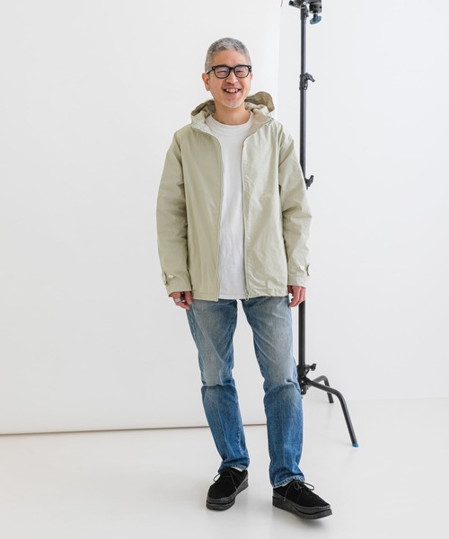 URBAN RESEARCH DOORS（アーバンリサーチドアーズ）の「カラージップパーカー（ブルゾン・メンズ・グリーン系その他/オフホワイト/チャコールグレー/ブルー・MEDIUM/LARGE）」の18枚目の写真