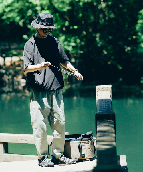 JOURNAL STANDARD relume（ジャーナルスタンダード　レリューム）の「CALIFORNIA リネンシェフパンツ（その他パンツ・メンズ・サックスブルー/ブラック系その他/ライトグレー/ライトグリーン/ホワイト×ホワイト・MEDIUM/X-LARGE/LARGE/SMALL）」の21枚目の写真