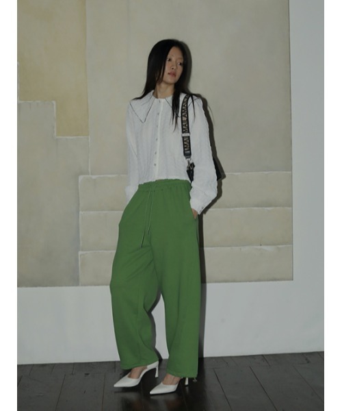 AMAIL(アマイル)の「Piping collar shirt(シャツ/ブラウス・レディース・ホワイト/ブラック・FREE)」の17枚目の写真