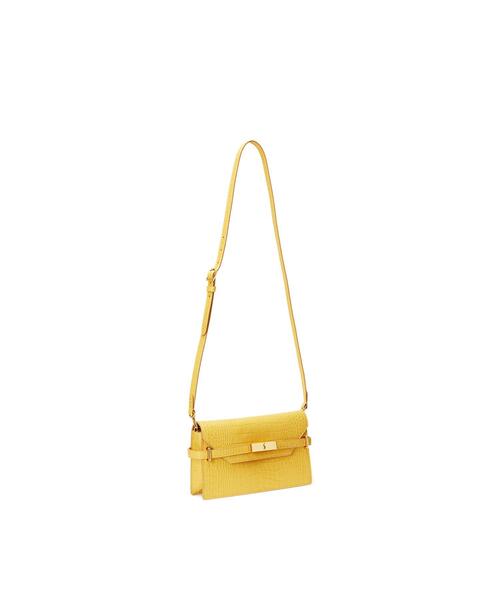 POLO RALPH LAUREN（ポロ ラルフ ローレン）の「Polo ID クロコエンボスド クラッチ（クラッチバッグ・レディース・イエロー・ONE）」の2枚目の写真
