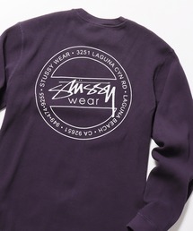 STUSSY■Basic ベーシックサーマル ロンT ロゴ オーバーサイズ感 org.jpg