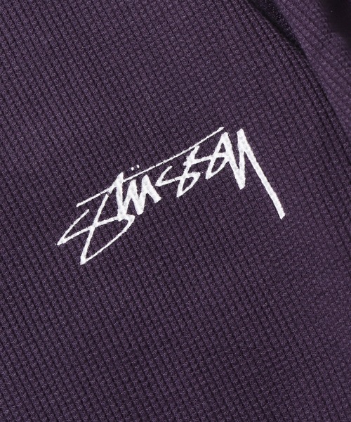 STUSSY(ステューシー)の「STUSSY/ステューシー LS THERMAL ロンT サーマル(Tシャツ/カットソー・メンズ・ブラック/ナチュラル/パープル・L/XL/S/M/XXL)」の8枚目の写真