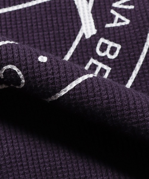 STUSSY(ステューシー)の「STUSSY/ステューシー LS THERMAL ロンT サーマル(Tシャツ/カットソー・メンズ・ブラック/ナチュラル/パープル・L/XL/S/M/XXL)」の6枚目の写真