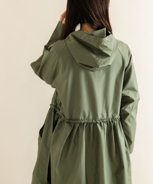 SMELLY(スメリー)の「because Mods Gather Coat(レインコート/ポンチョ・レディース・カーキ・ONE)」の10枚目の写真