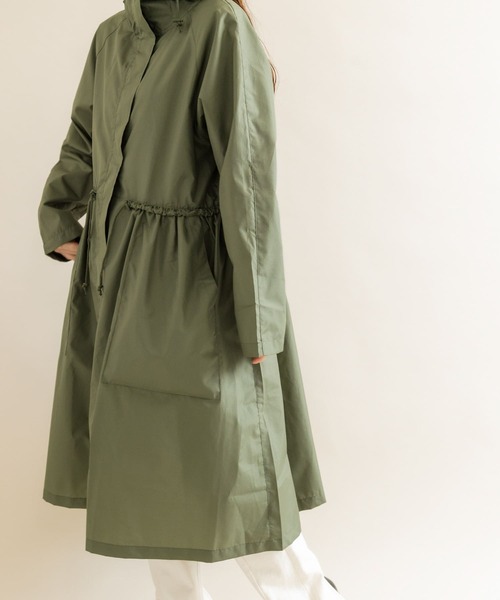 SMELLY(スメリー)の「because Mods Gather Coat(レインコート/ポンチョ・レディース・カーキ・ONE)」の13枚目の写真