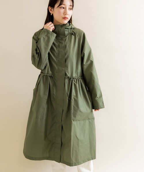 SMELLY(スメリー)の「because Mods Gather Coat(レインコート/ポンチョ・レディース・カーキ・ONE)」の22枚目の写真