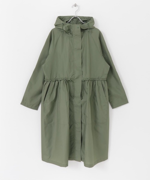 SMELLY(スメリー)の「because Mods Gather Coat(レインコート/ポンチョ・レディース・カーキ・ONE)」の21枚目の写真