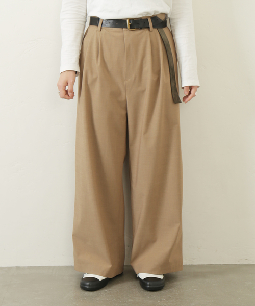 セール】トロピカル タックパンツ（スラックス）｜JOURNAL