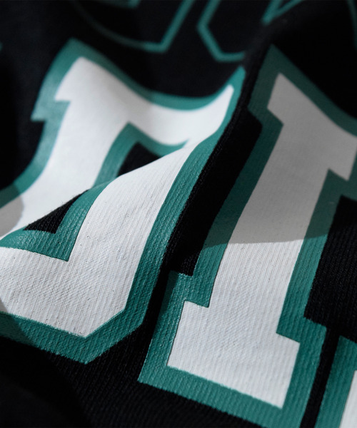 ALDIES（アールディーズ）の「Welcome Half Sleeve / ウェルカムハーフスリーブ（Tシャツ/カットソー・メンズ・ブラック/ホワイト/マルチ・LARGE/MEDIUM/SMALL）」の6枚目の写真