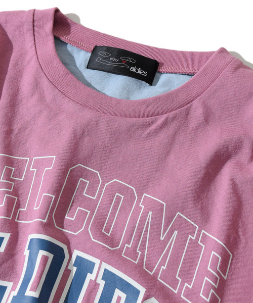 ALDIES（アールディーズ）の「Welcome Half Sleeve / ウェルカムハーフスリーブ（Tシャツ/カットソー・メンズ・ブラック/ホワイト/マルチ・LARGE/MEDIUM/SMALL）」の13枚目の写真