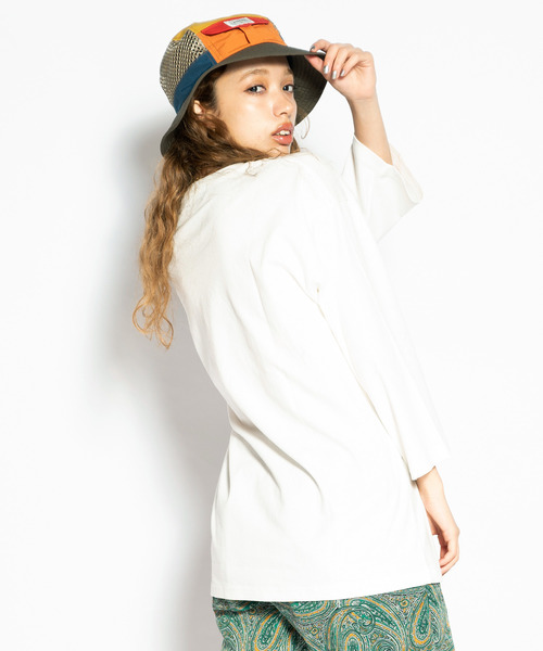 ALDIES（アールディーズ）の「Welcome Half Sleeve / ウェルカムハーフスリーブ（Tシャツ/カットソー・メンズ・ブラック/ホワイト/マルチ・LARGE/MEDIUM/SMALL）」の16枚目の写真