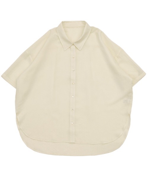 select MOCA（セレクトモカ）の「ルーズシルエットワイドスリーブシャツ（シャツ/ブラウス・レディース・グレイッシュブルー/アイボリー/ブラック/ネイビー・FREE）」の11枚目の写真