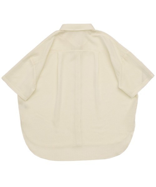 select MOCA（セレクトモカ）の「ルーズシルエットワイドスリーブシャツ（シャツ/ブラウス・レディース・グレイッシュブルー/アイボリー/ブラック/ネイビー・FREE）」の12枚目の写真