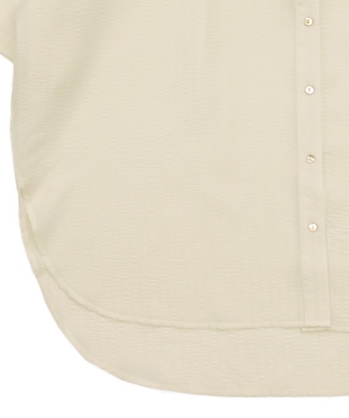 select MOCA（セレクトモカ）の「ルーズシルエットワイドスリーブシャツ（シャツ/ブラウス・レディース・グレイッシュブルー/アイボリー/ブラック/ネイビー・FREE）」の14枚目の写真