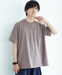 【MinoriTY】極上柔らか素材テントラインポンチ半袖Tシャツ メンズ カットソー 無地 シンプル カラーTシャツ