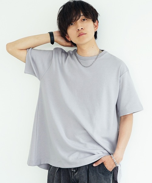 MinoriTY】極上柔らか素材テントラインポンチ半袖Tシャツ メンズ