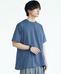 【MinoriTY】極上柔らか素材テントラインポンチ半袖Tシャツ メンズ カットソー 無地 シンプル カラーTシャツ