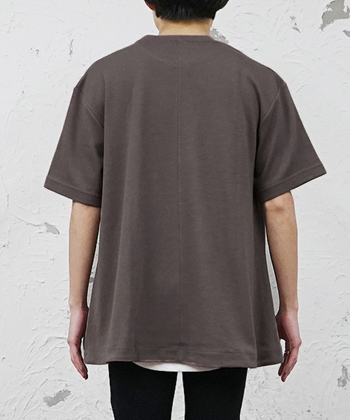 MinoriTY(マイノリティ)の「【MinoriTY】極上柔らか素材テントラインポンチ半袖Tシャツ メンズ カットソー 無地 シンプル カラーTシャツ(Tシャツ/カットソー・メンズ・グリーン/ベージュ/グレー/ブルー・M/L)」の9枚目の写真