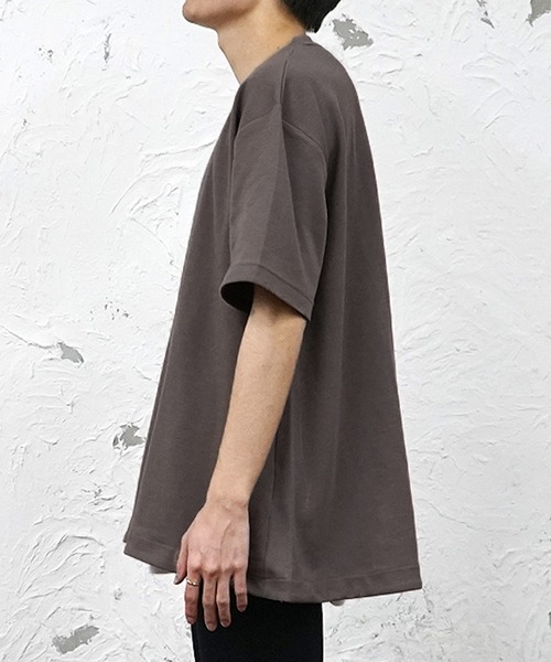 MinoriTY(マイノリティ)の「【MinoriTY】極上柔らか素材テントラインポンチ半袖Tシャツ メンズ カットソー 無地 シンプル カラーTシャツ(Tシャツ/カットソー・メンズ・グリーン/ベージュ/グレー/ブルー・M/L)」の11枚目の写真