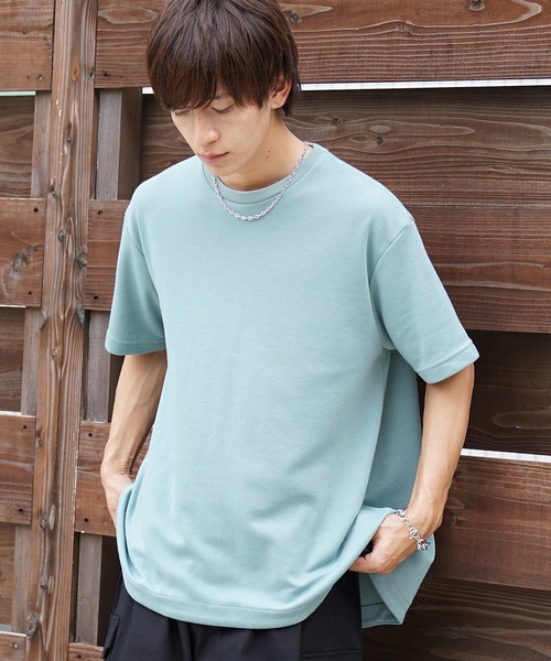 MinoriTY(マイノリティ)の「【MinoriTY】極上柔らか素材テントラインポンチ半袖Tシャツ メンズ カットソー 無地 シンプル カラーTシャツ(Tシャツ/カットソー・メンズ・グリーン/ベージュ/グレー/ブルー・M/L)」の22枚目の写真