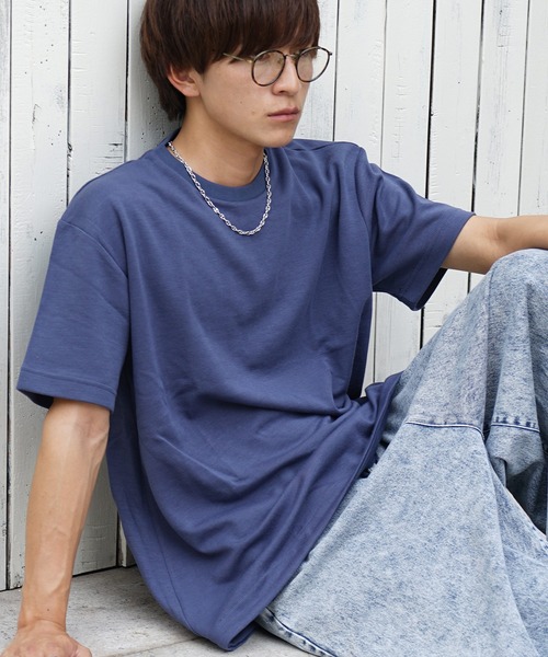 MinoriTY(マイノリティ)の「【MinoriTY】極上柔らか素材テントラインポンチ半袖Tシャツ メンズ カットソー 無地 シンプル カラーTシャツ(Tシャツ/カットソー・メンズ・グリーン/ベージュ/グレー/ブルー・M/L)」の19枚目の写真