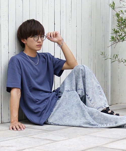 MinoriTY(マイノリティ)の「【MinoriTY】極上柔らか素材テントラインポンチ半袖Tシャツ メンズ カットソー 無地 シンプル カラーTシャツ(Tシャツ/カットソー・メンズ・グリーン/ベージュ/グレー/ブルー・M/L)」の18枚目の写真