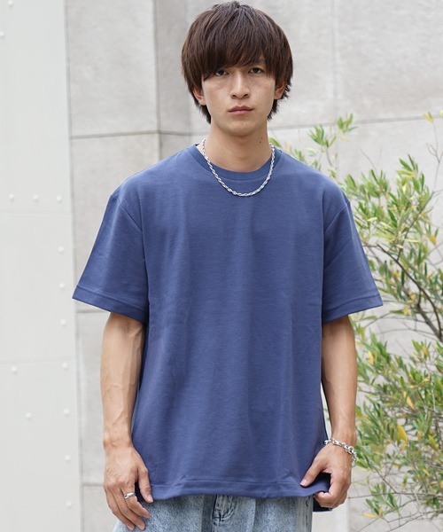 MinoriTY(マイノリティ)の「【MinoriTY】極上柔らか素材テントラインポンチ半袖Tシャツ メンズ カットソー 無地 シンプル カラーTシャツ(Tシャツ/カットソー・メンズ・グリーン/ベージュ/グレー/ブルー・M/L)」の17枚目の写真