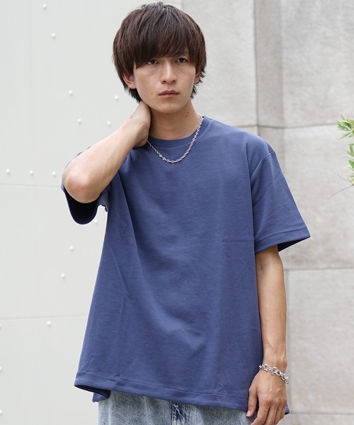 MinoriTY(マイノリティ)の「【MinoriTY】極上柔らか素材テントラインポンチ半袖Tシャツ メンズ カットソー 無地 シンプル カラーTシャツ(Tシャツ/カットソー・メンズ・グリーン/ベージュ/グレー/ブルー・M/L)」の16枚目の写真
