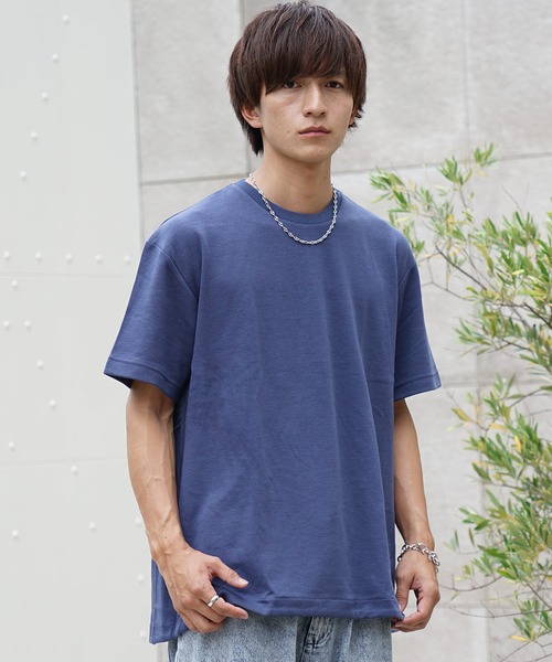 MinoriTY(マイノリティ)の「【MinoriTY】極上柔らか素材テントラインポンチ半袖Tシャツ メンズ カットソー 無地 シンプル カラーTシャツ(Tシャツ/カットソー・メンズ・グリーン/ベージュ/グレー/ブルー・M/L)」の14枚目の写真