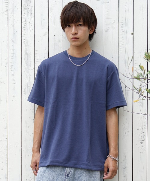 MinoriTY(マイノリティ)の「【MinoriTY】極上柔らか素材テントラインポンチ半袖Tシャツ メンズ カットソー 無地 シンプル カラーTシャツ(Tシャツ/カットソー・メンズ・グリーン/ベージュ/グレー/ブルー・M/L)」の12枚目の写真